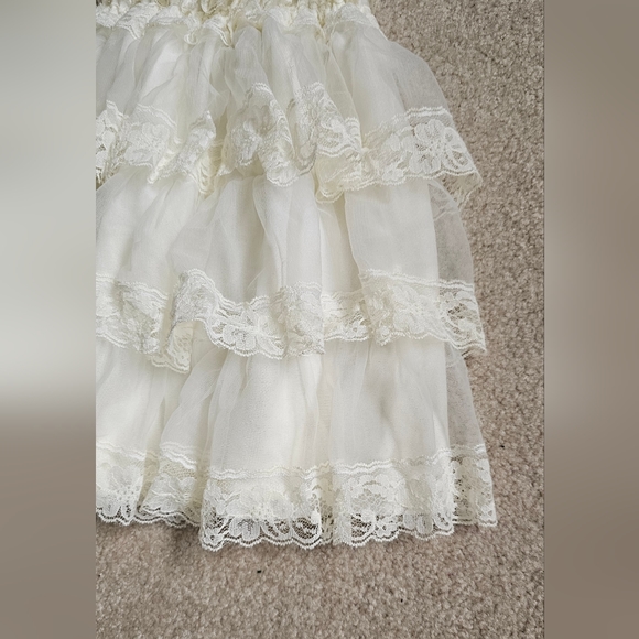 Girl's Vintage Inspired Lace Dress, Flower Girl, Tea Party Aesthetic NWOT - Picture 8 of 8